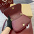 Gucci 815711 Gucci Blondie mini shoulder bag Suede Leather Red and Wine Red