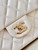 Chanel A01112 Flap Classic 11.12 Handbag Lambskin & Gold-Tone Metal White