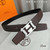 Hermes H077971CAVG085 H belt buckle & Reversible leather strap 38 mm H88021