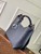 LV M14310 Louis Vuitton Carmel Mahina calfskin Handbag Navy blue