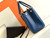 Prada 1BA274 Large Prada Galleria Saffiano leather bag Blue