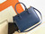 Prada 1BA274 Large Prada Galleria Saffiano leather bag Blue