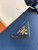 Prada 1BA274 Large Prada Galleria Saffiano leather bag Blue