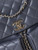Chanel AS3860 Backpack Grained Shiny Calfskin Gold Gray