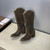 Celine Women Shoes New Punk Style Iron-Toe Motorcycle Boots CE10014