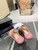 Chanel G38865 Sandals Mules Fabric Women C91187