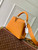 LV M23703 Louis Vuitton Capucines BB Bag Ocre Taurillon leather