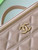 Chanel AP4404 Long Vanity with Chain Grained Calfskin & Gold-Tone Metal Apricot