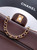 Chanel A01112 Flap Classic 11.12 Handbag Velvet diamond pattern Dark Brown