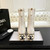Chanel G46776 Mid-Calf Boots Stretch Lambskin & Patent Calfskin C90323