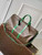 LV M46774 Louis Vuitton Keepall Bandoulière 50 Travel Bag Monogram Green