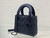 Dior M0505 Mini Lady Dior Bag Calfskin with Navy blue buckle
