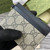 Gucci GG Emblem card case with strap 819121 Biege & Black