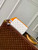 LV M11745 Louis Vuitton Zippy Wallet White Blue