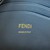 Fendi 8BS017 Mini Baguette canvas bag with FF embroidery 0159BS Blue &Black
