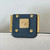 Fendi 8BS017 Mini Baguette canvas bag with FF embroidery 0159BS Blue &Black