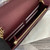 Gucci 497985 GG GG Marmont wallet on chain Black with Gold