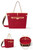 LV M12096 Louis Vuitton Reversible Neverfull Inside Out MM Handbag Red