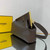 Fendi FIRST Medium Bag Dark Brown Leather 8BP127