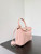 Balenciaga 7954562 Rodeo Handbag Mini in Pink smooth calfskin aged-Silver hardware