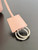 Balenciaga 7954562 Rodeo Handbag Mini in Pink smooth calfskin aged-Silver hardware