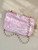 Chanel Beach Fabric Printed Pattern CF Medium Flap Bag AS5430 Pink