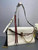 Prada 1BD378 Soft Sound large leather shoulder bag with charms White
