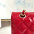 Chanel A01112 Flap Classic 11.12 Handbag Patent leather Red