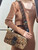 Fendi 8BR600 Baguette Medium bag Printed cavallino calfskin bag 8691M