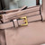 Prada 1BA433 Large Leather Handbag Pink
