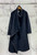 Hermes Women Loose-fitting cashmere coat with leather and rivet H33348