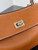 Balenciaga 7897792 Rodeo Handbag Small in Gold Brown smooth calfskin  aged-Silver