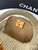 Chanel 25C AS4416 Mini Shopping Bag In Gold thread weaving