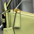 Prada 1BC229 Prada Aimèe Medium leather shoulder bag Light Green