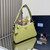 Prada 1BC229 Prada Aimèe Medium leather shoulder bag Light Green