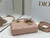 Dior M0636 Mini Lady D-Joy Bag Pink Cannage Lambskin