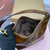 MiuMiu 5NE841 Naplak Patent Leather Pouch Bag Bronw