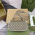 Gucci 815206 Gucci Horsebit 1955 Soft Small Top Handle Bag White leather trim