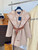 Louis Vuitton LV 1A4PE6 Women's Hooded Wrap Coat L55765