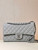 Chanel A01112 Flap Classic 11.12 Handbag Calfskin & Silver-Tone Metal Gray