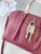 Givenchy BB50J0B00D Mini Antigona Lock Bag in Box Leather Wine red
