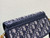 Dior M9327 Bobby bag East West Oblique Jacquard Navy Blue Box Calfskin