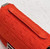 Fendi 8BR793 Midi Baguette Chain FF Fabric Bag Red