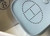 Hermes Evelyne Bag Hermes Mini Crossbody Bag 20409 Silver Buckle Light Blue