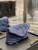 Saint Laurent Lou lou Puffer Mini Bag YSL 620333 Canvas and smooth leather Navy Blue