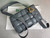 Bottega Veneta BV 20206 Padded Cassette 591970 Dark Grey Gold
