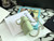 Chanel AP2553 Small Vanity with Chain Grained Calfskin Green