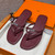 Hermes H261038ZvL1390 Miss sandal Wine Red