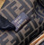 Fendi 8BP127 FENDI FIRST Medium Black Python leather bag