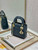 Dior Mini Lady Dior Bag M0505 Deep tan lanin Patent Cannage Calfskin